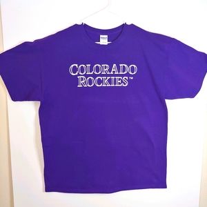 🍀 Colorado Rockies T-shirt Gildan cotton